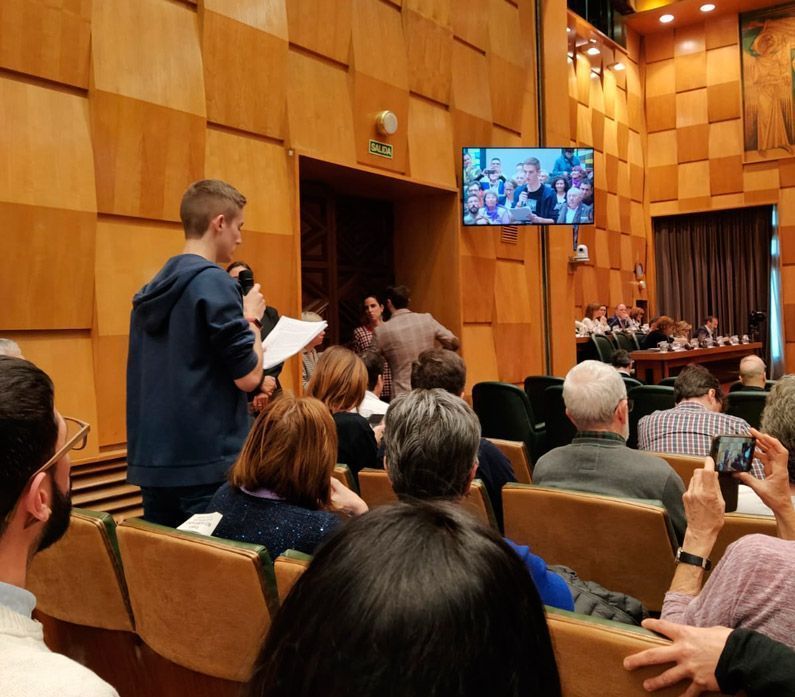 Intervención en el Pleno: emergencia climática