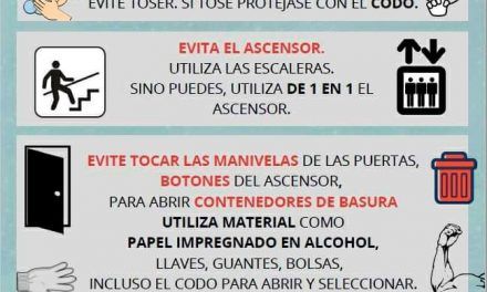 Recomendaciones contra el coronavirus en tu comunidad