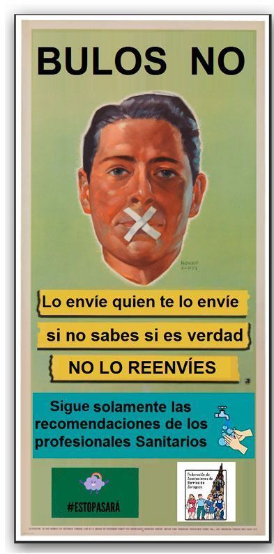 Ante el coronavirus, Bulos NO