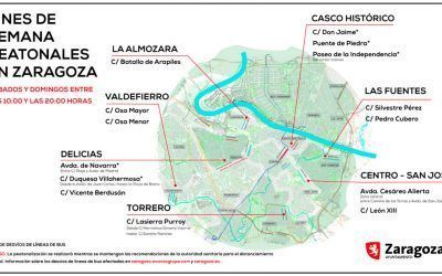 Fines de semana peatonales en Zaragoza