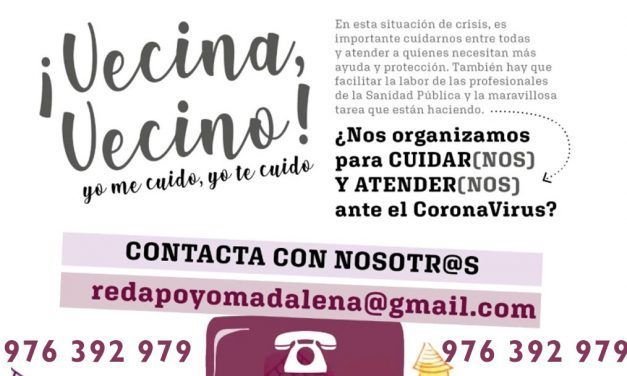 Nos entrevistan desde la Red de Apoyo vecinal Madalena