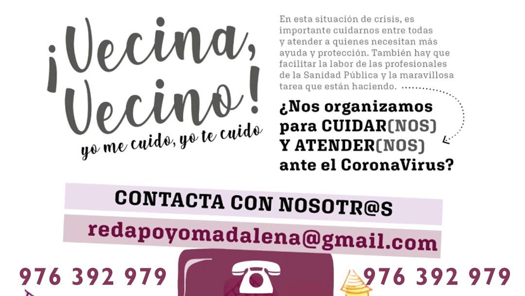 Nos entrevistan desde la Red de Apoyo vecinal Madalena