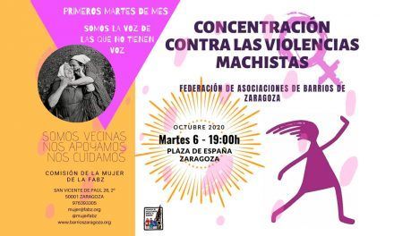 Concentración contra las violencias machistas Octubre 2020