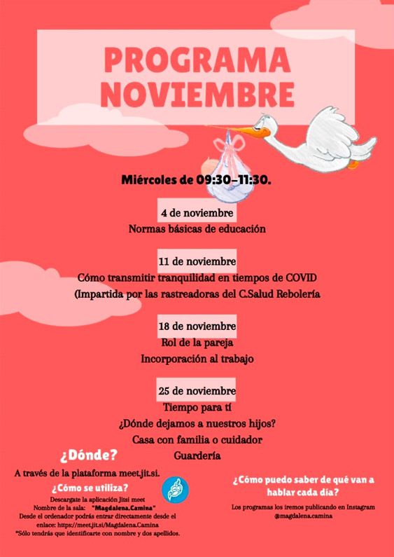 Grupo Crianza rebolería noviembre 2020