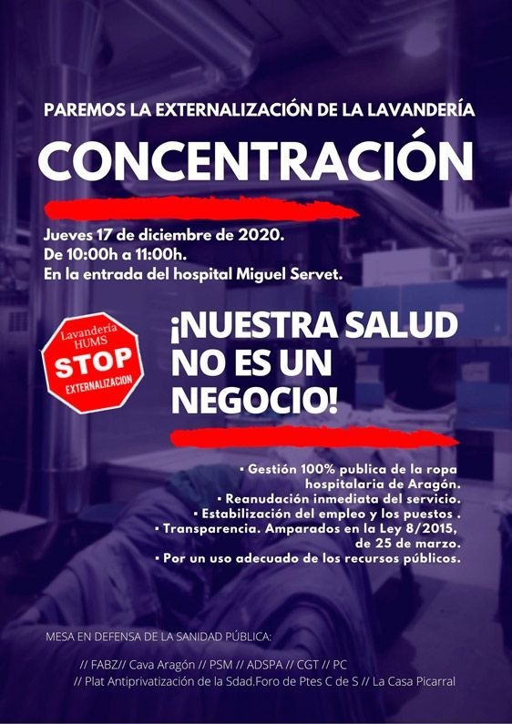 Concentración Lavandería 17DIC2020