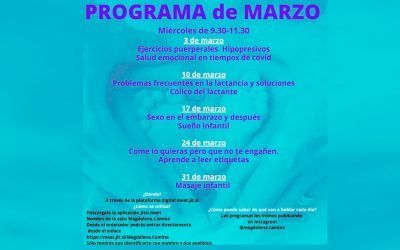 Actividades Magdalena Camina Marzo 2021