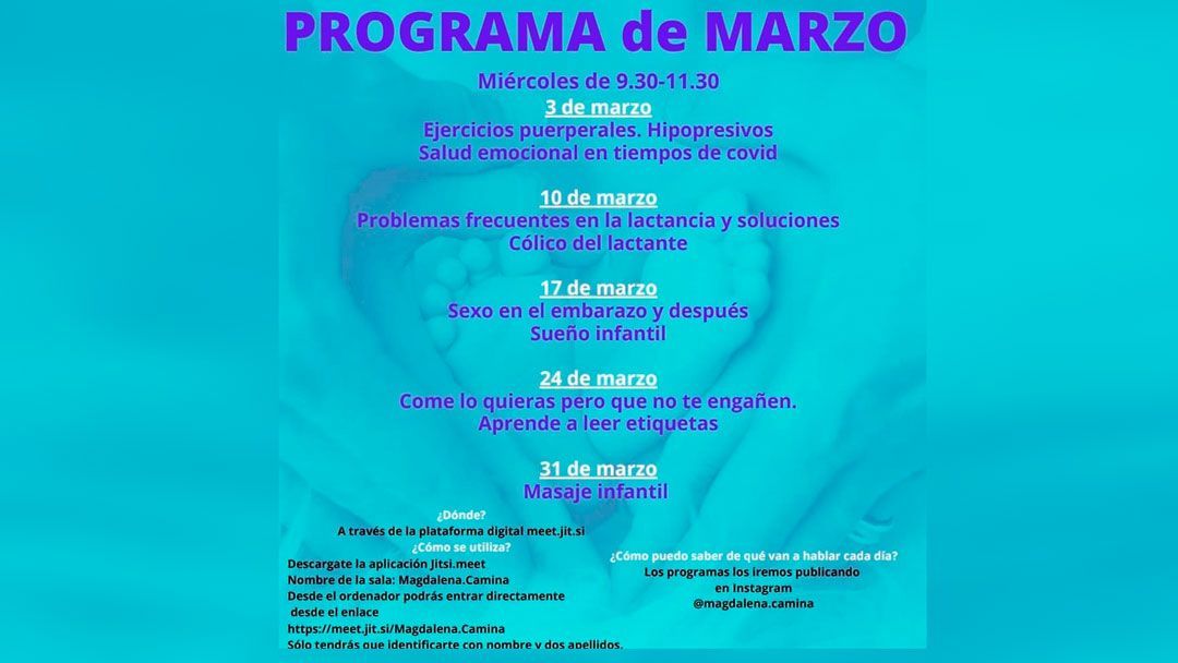 Actividades Magdalena Camina Marzo 2021