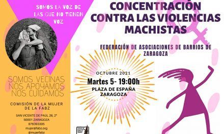 Concentración contra las violencias machistas octubre 2021
