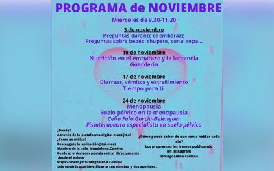Actividades Magdalena Camina Noviembre 2021