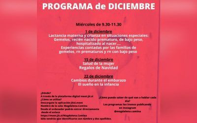 Actividades Magdalena Camina Diciembre 2021