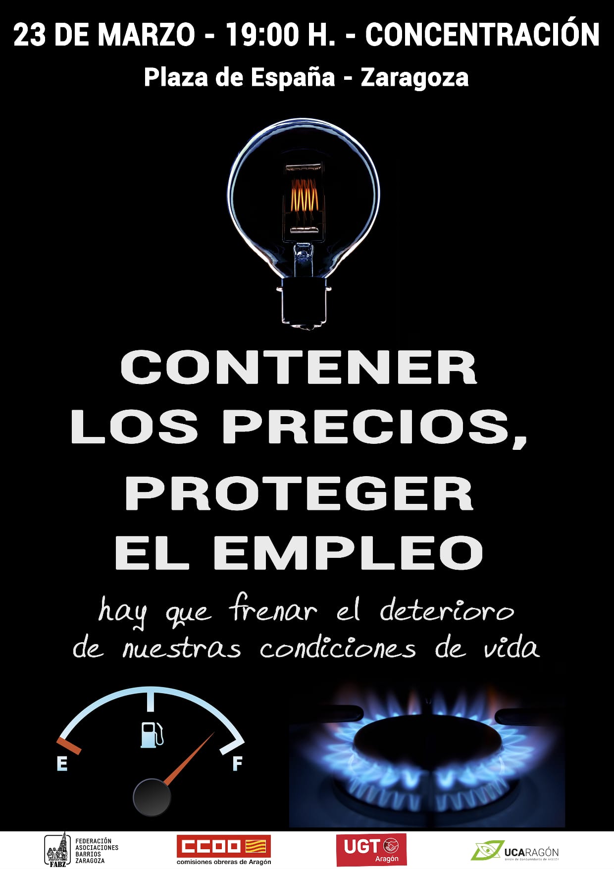 Concentración contener los precios