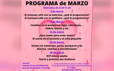 Actividades Magdalena Camina Marzo 2022